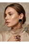 Gold Night Series Gold Round Earrings