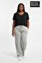 Women's Plus Size Wide Leg Slim Fit Sweatpants 3-Piece Set – Comfortable Fit Spr26Bea952+3 - 3