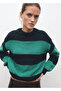 Striped knitwear sweater