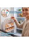 30-Grid Egg Storage Rack, Transparent Fridge Organizer with Separate Slots, Space Saving - 3