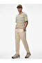 Regular Fit Normal Bel Cotton Lu Bol Drawstring Waist Baggy Jean Pants