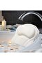 Luxury Bath Pillow, Air Mesh Fabric Extra Thick Neck Shoulder Support with 6 Strong Suction Cups - 6