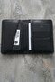 Genuine Leather Men's Wallet with Black Card Compartment and Cross Detail 7256 - 2