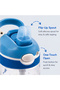 Ocean Tritan Water Bottle – BPA-free, Push-button Open, Leakproof – Blue - 5