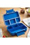 Tritan Bento Lunch Box – 4 Compartments, Leakproof & Bpa-Free, Blue - 8