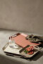 Metal Presentation Tray Set, Soft Colors, Modern Tea and Coffee Presentation Tray, 3 Piece Set (Pink-Cream-Coffee) - 3