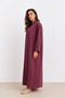 Long Dress with Pockets Plum