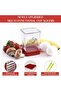 2-Piece Cup Slicer, Stainless Steel Fruit Vegetable Egg Slicer, Portable Kitchen Slicing Tool - 3