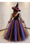 halloween costume,witch costume,black party dress - 2