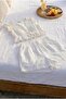 Organic Cotton muslin - Top and Bottom with RuFFle Shorts 2 Pieces Set - 8