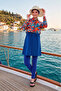 Water Repellent Parachute Hijab Swimsuit with Leggings and Double Boning