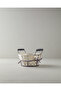 Aluna Metal Bread Basket Beige