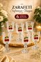 Set of 6 Crystal Glass Coffee Glass Cherry Glass Cherry Flute 75ml