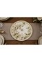 English Vintage Large Tea Serving Tray |   Floral Vintage |   Round Large Presentation Tray - 36X36 cm - 2