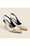 Firuze Embroidered Detail Low Heel Shoes - 7