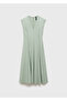 V-Neck Stitching Detail Dress - 3