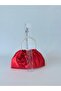 Shiny Satin Rose Pearl Portfolio Evening Dress Handbag - 7