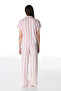 Off-White Rosy Stripes Cotton Piece Shirt and Pants Pajama Set - 4