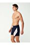 Men's Navy Blue Medium Length Swim Shorts - 23001 - 3