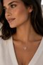 Special Boxed Women's Necklace - Pink Stone Heart Lover Diamond Heart Women's Necklace - 3