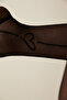 Heart Line Black Pantyhose - 4