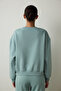 سويت شيرت قصير كبير الحجم برقبة دائرية من Mint Curvy Side - 6
