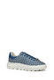 Women's Blue D Spherica Ec4.D - Em. Tex + Sy Lace-Up Patterned Thick Sole Sports Shoes, Sneaker D55 - 2