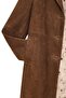Pamela Women's Brown Suede Leather Coat 25Sgd53041B - 5