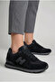 19250m Genuine Leather Black Peru 102 19250-m Comfortable Daily Sneaker Sports Shoes