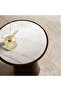 Cyma Accent Table Marble - Brass Antique - 2