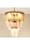 Carlton Handcrafted Glass 10-light E27 Luxury Chandelier 89x89x100cm - Gold - 2
