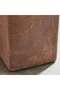 Jaffa Stoneware Square Vase 16x16x75.5cm - Terracotta - 2