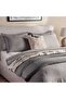 Serene Check 3-piece King Duvet Cover Set 230x220cm - Anthracite - 8