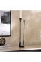 Ignacia Metal Taper Candle Holder 5x8x45cm- Grey Antique