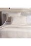 Park Lane Woven Stripe 3-piece King Duvet Cover Set 230x220cm - Stone - 2