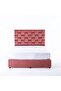 DIANA QUEEN BED VELVET PINK 160X200 CM - 2