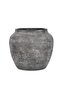 Rooney Cement Ribbed Textured Crea Vase 55x55x47cm - Grey - 4