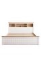 Almada-smart Queen Bed With Storage And Usb Charger 160x200 Cm - White - 8