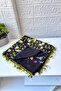 Handcrafted Daisy Embroidered Scarf Cheesecloth Gift Dowry - 2