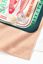 Fish Canned Theme Marine Beach Towel - Retro Mediterranean Salmon Coral Quick-Drying Towel Cover - 3