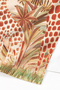 Safari Kids Beach Towel with Giraffe Figure - Bohemian Pastel Pool and Sea Quick-Drying Microfiber Towel - 3