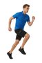 Men's Micro Polyester Stretch Fabric Polo Neck Fitness Sports T-Shirt - 2