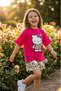 Girl's Shorts Set Top and Bottom Set 100% Cotton Super Quality and Flexible - 3