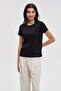 Solid Cropped Half-Sleeve Top - 3