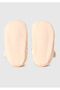 Baby cream non-slip sole baby booties shoes - 2