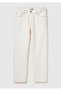 Men's dark blue 100% cotton straight leg regular fit five pocket denim pants - 2