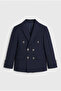 Boy's Double-Breasted Blazer Jacket - 7