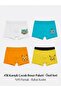 Boy's 95% cotton frog patterned 5-piece boxer