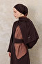 Tan Gradient Pattern Shawl - 2