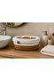 Jute Wicker Oval Covered Basket Organizer Decorative Basket Handmade Handwoven Basket - 2